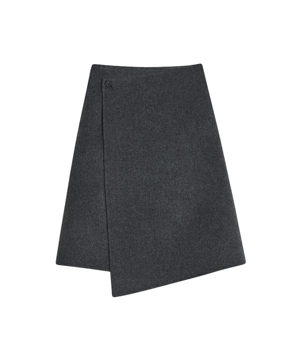 Deolum Wrap Skirt_Gray