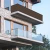 SUNNY GUARD 6x1m Mocha Sunshade for Balcony, Balcony, and Outdoor Use, UV Protection