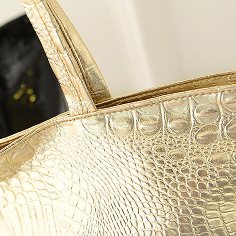 Dámské kabelky přes rameno Velkokapacitní PU kůže Retro Krokodýlí vzor Kabelka Módní podpaží Shopper Totes pro dropshipping
