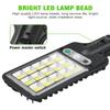 Xiaomi 1/2/3/4PCS Solar Lights Outdoor 3 Modes 200COB Waterproof Street Lamp Motion Sensor Security Lighting for Garden Patio Path Yard