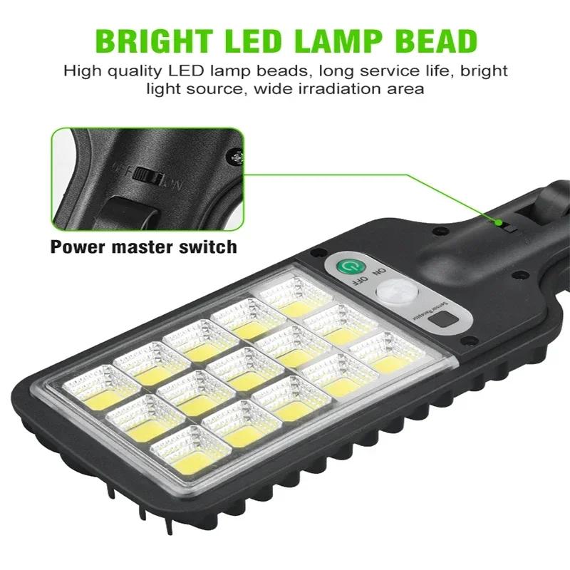 Xiaomi 1/2/3/4PCS Solar Lights Outdoor 3 Modes 200COB Waterproof Street Lamp Motion Sensor Security Lighting for Garden Patio Path Yard