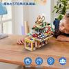 Hallisun Building Block Musical Xylophone with Ball Marble Marble Ball Slope Mechanical Colorful Candy Brick Model 3D Mini City Display Ages Birthday