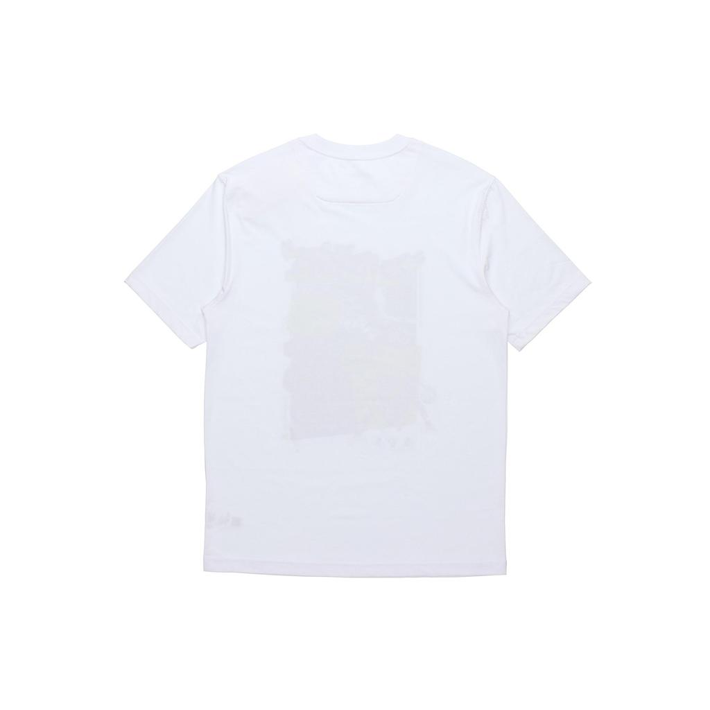 Li Ning T Shirts Men's White Crew Neck Moderate Straight Fit AHSR137-2