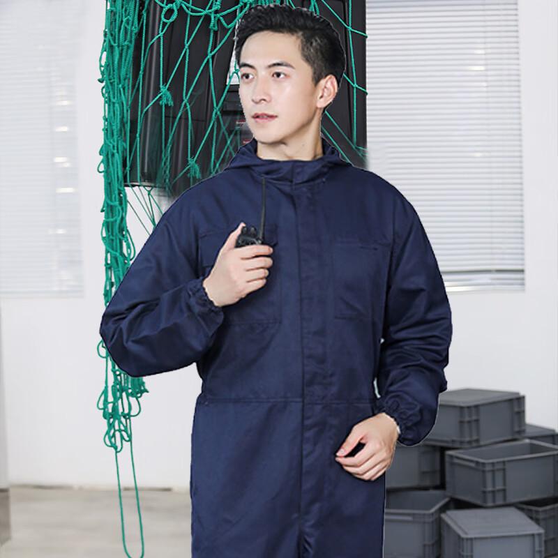 Hooded Dustproof Waterproof Work Coveralls 3XL
