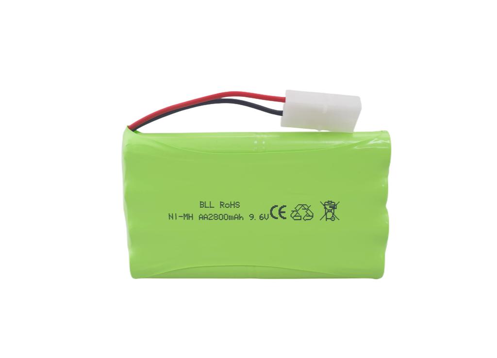 2PCS 9.6V 2800mAh AA Plug Tamiya Plug and USB Charging Cable for Remote Control Cars, Trucks, Tanks, Construction Vehicles, and RC Boats