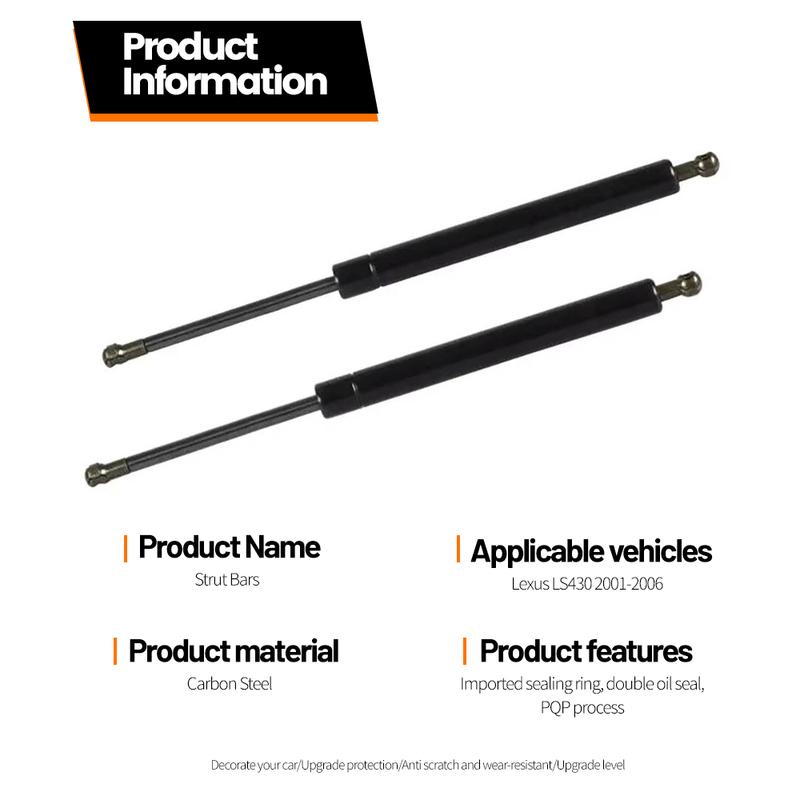 Rear Trunk Tailgate Strut For Lexus LS430 2001-2006 2pcs Boot Lift Support Bars Gas Spring Dampers Rod Accessories 64530-50030