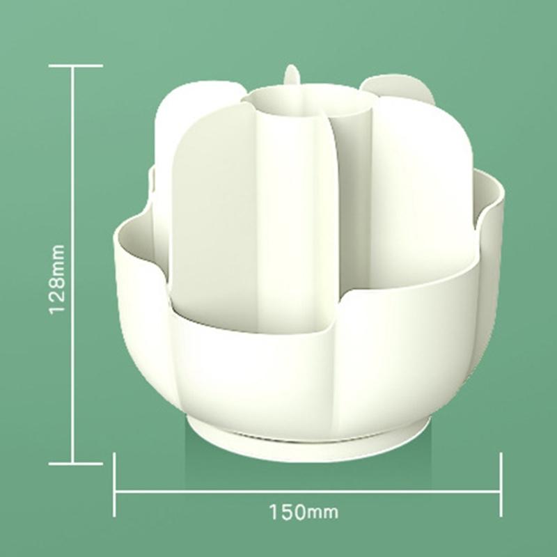Large-Capacity Rotating Pen Holder Student Stationery Storage Box Desktop Organization Multi-Functional Container Office