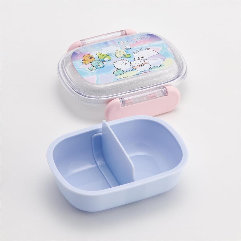 Skater Lunch Small Single Dome Soft and Made In Polar Bear QAF1AG Kids' Box, Size, Tier, 270ml, Shape, Fluffy, Antibacterial, Japan, Sumikkogurashi,