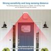 Recording Function Intelligent Welcome Doorbell PIR Motion Detector Door Bell Chime  Shop Use