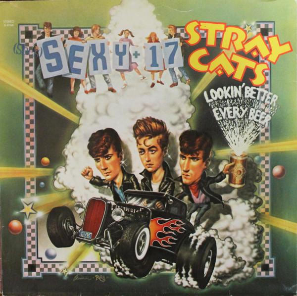 

7inch Record STRAY CATS Shes Sexy 17 B8168 EMI America 1983 Canada Rock Used