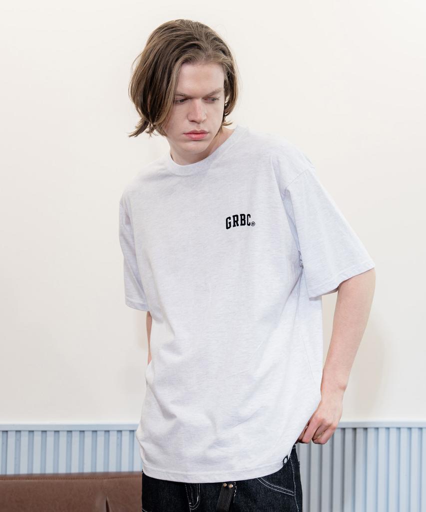 GHOST REPUBLIC [2Pack] Essential Small Logo Oversized Short Sleeve Tee