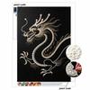 5D DIY Pearl Diamond Painting Kit Majestic Dragon Full Drill Embroidery Mosaic Art Home Wall Decor Gift