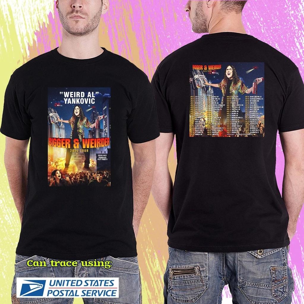 Weird Al Yankovic Bigger Weirder Tour 2026 UNISEX T-Shirt All Size S-5XL