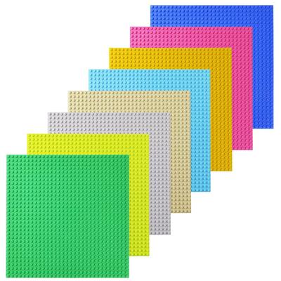 Classic Compatible Baseplate Block Plate, 32x32 Dots (Set of 8 Colors)