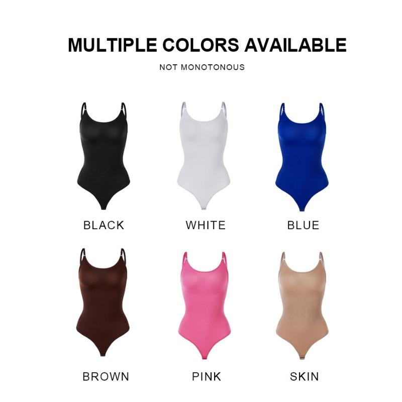 Seamless Shapewear Bodysuit Tummy Control Butt Lifting Plus Size Cami Shaper