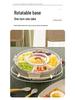 360° Rotating Six-Compartment Storage Box for Refrigerator & Picnic - Fresh-Keeping Fruit Bowl