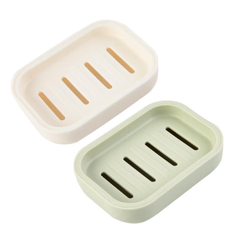 LIEI Double-Layer Draining Suction Cup Soap Dish