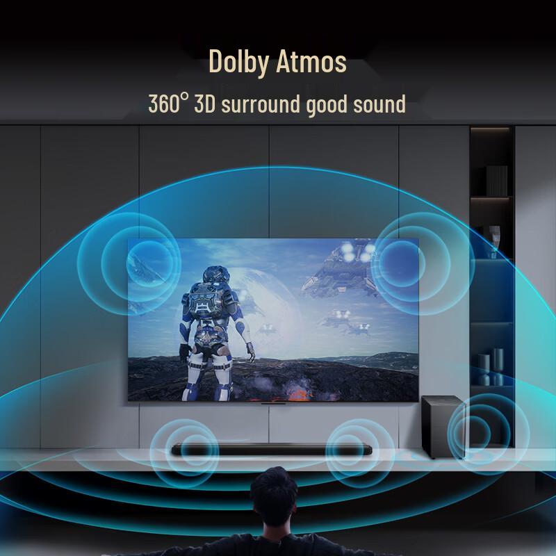 TCLS S55H Dolby Atmos 2.1 Soundbar System CN plug (adapter included)