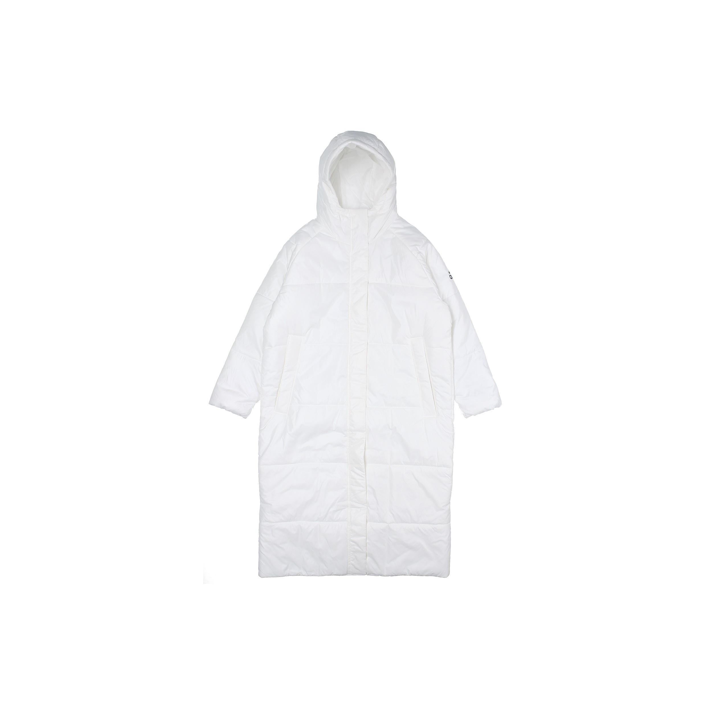 (WMNS) adidas Extended Big Baffle Parka Asia Sizing White Women s EK4814 XXL