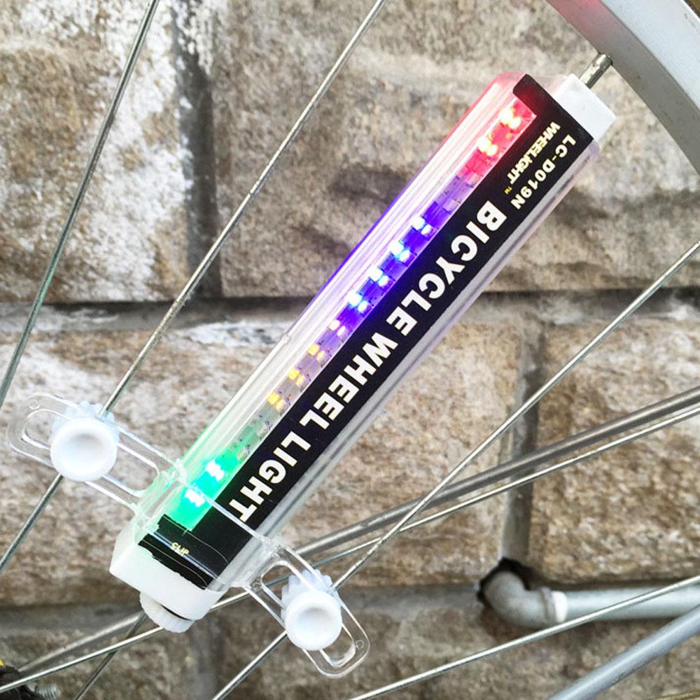 RGB Waterproof Outdoor Bike Accessories Bicycle Valve Lights Cycling Wheel Lamp Bike Spoke Light