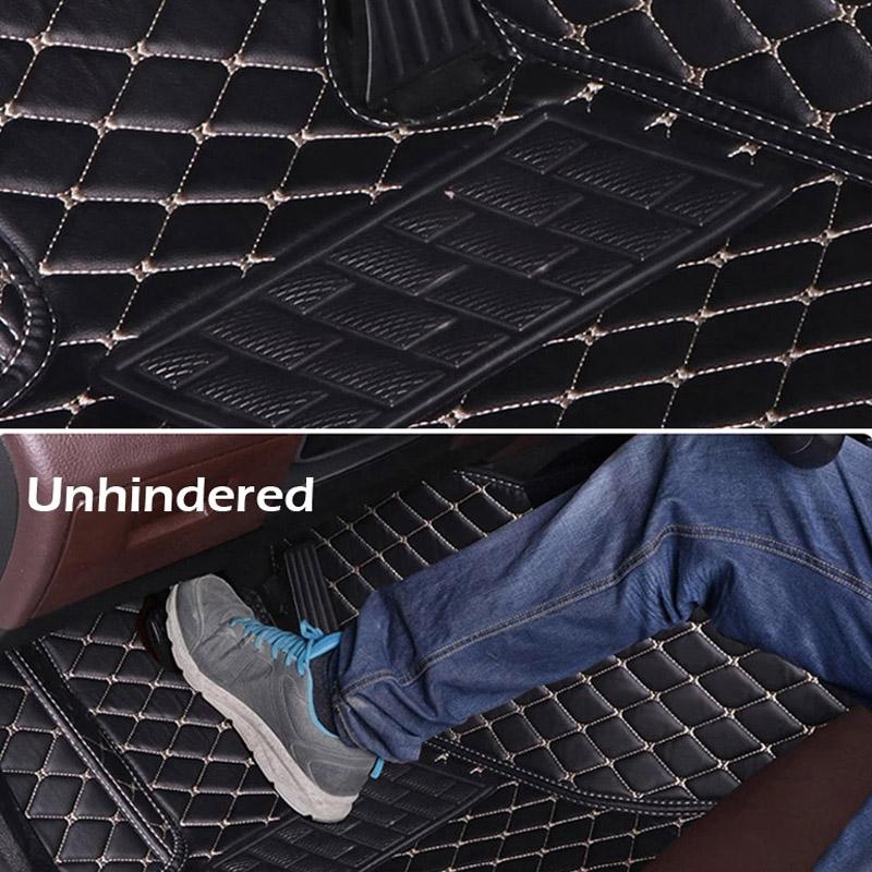 Buy 8Colors High Tech Car Floor Mats Auto Floor Liner Leather Carpet