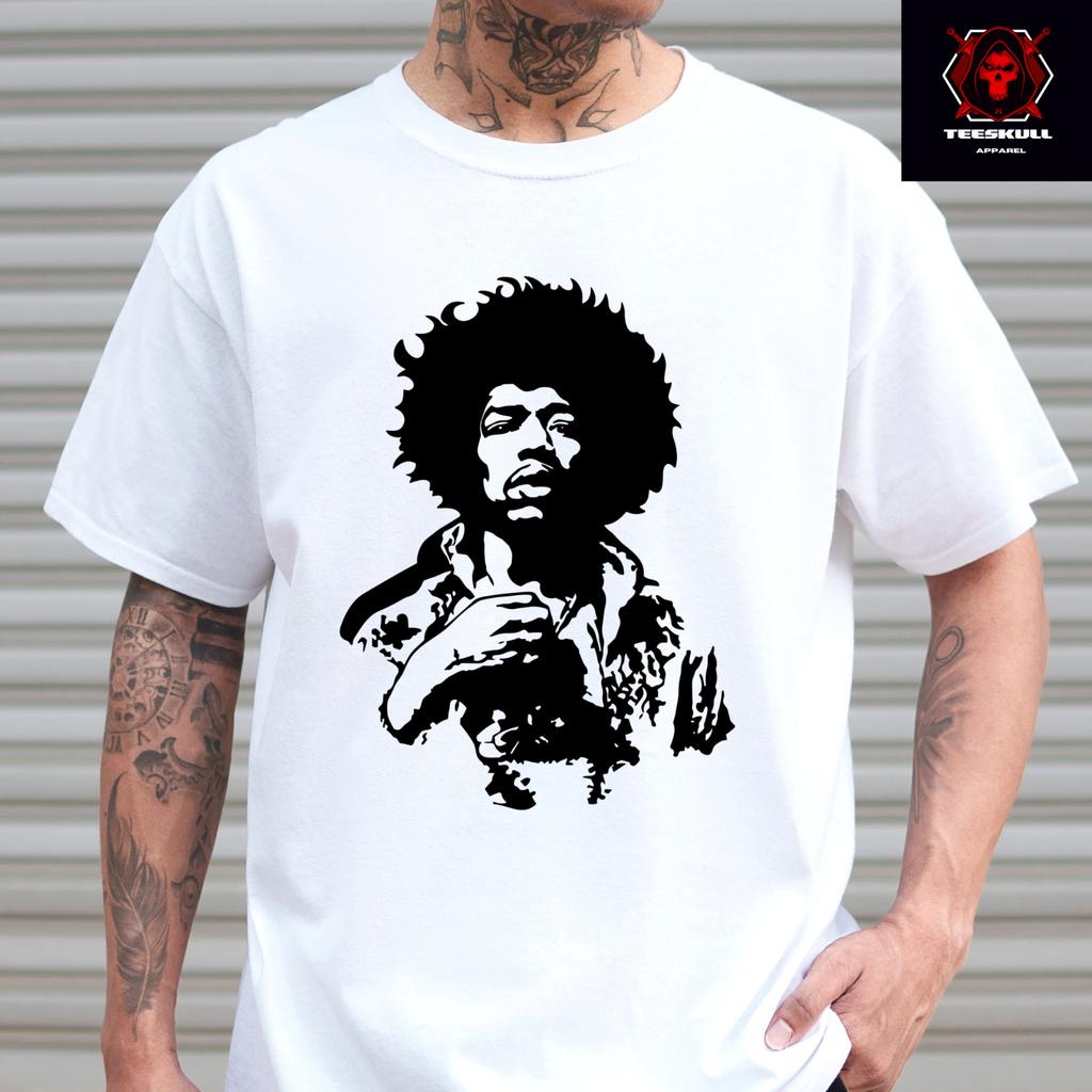 Jimi Hendrix Psychedelic Rock Icon Legend Retro Tee Unisex T-shirt S3XL