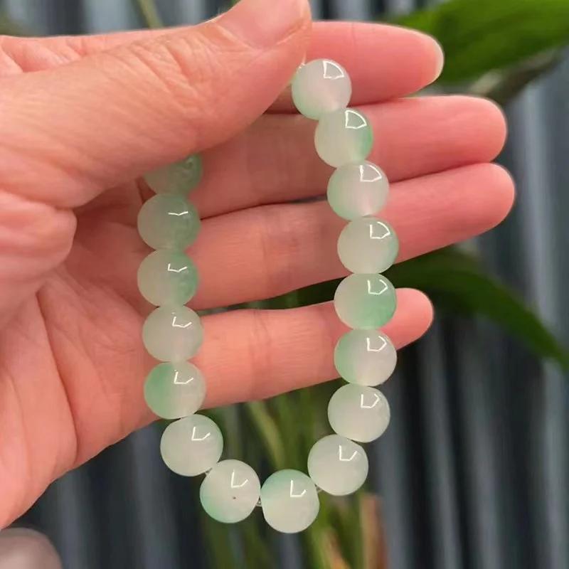 B90 Chinese Imitation Gradient Cute Plate Playing Bracelet Gradient Glass Bead Bracelet for Unisex Present DIY Jewelry Wholesale