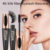 Membrane Force Plump 4D Mascara Silicone Brush Head Encryption Lengthened Curl Waterproof Non-Smudging Source