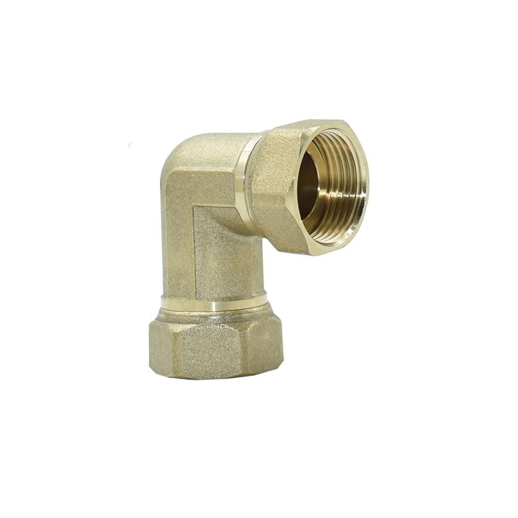 Brass 3/4" 1" Male Female Thread Connector Elbow Repair 90 Degrees Water Type Plumbing Brass Fitting Metal Coupler