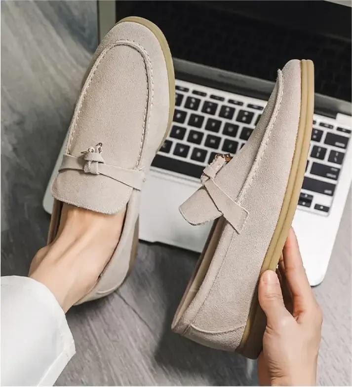 

Men s Casual Shoes Genuine Suede Leather Men Classic Tassels Loafers Moccasins Mens Outdoor Driving Flats Luxury Zapatillas Male 38