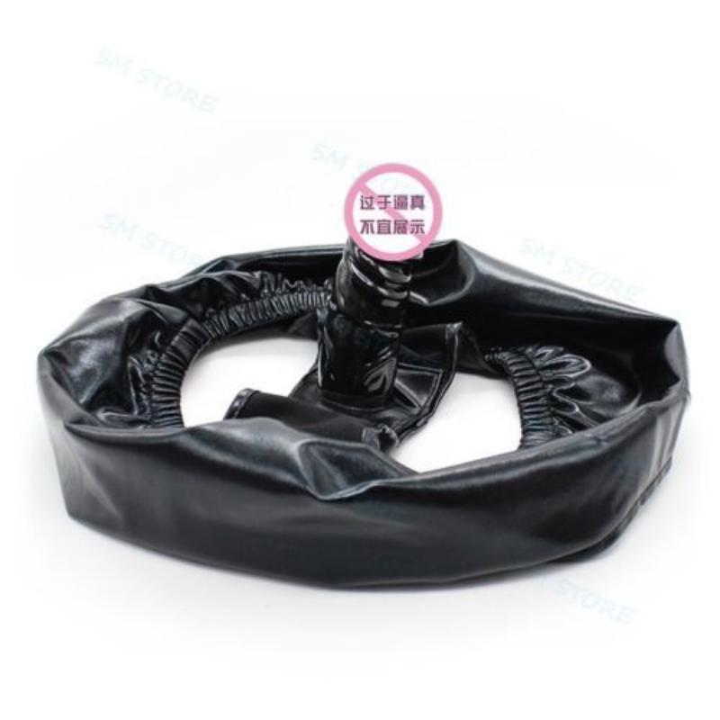 Patent Leather Chastity Belt Pants with Butt Anal Plug Vagina Dildo Panties Thong Briefs G String Lingerie Sex Toys Woman Men