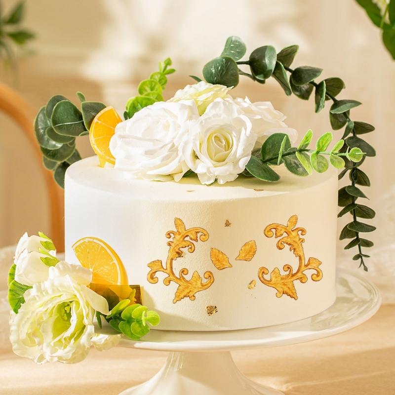 Professional Grade Fondant Border Mold Set With Intricate European Patterns Dishwasher Safe Baking Essential