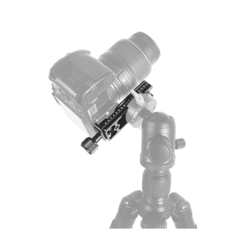 NNR150/NNR150S Camera Clamp Lens Quick Release Long Plate Clamp Mount Clip with Built-in High Contrast Bubble Level