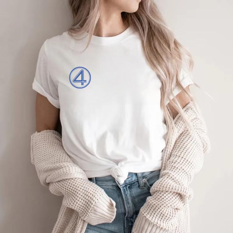 Fantastic Four Shirt Fantastic 4 Logo TShirt First Steps Johnny Storm HuUnisex Torch Tees Reed Richards MCU Merch Y2k Fandom Gift S