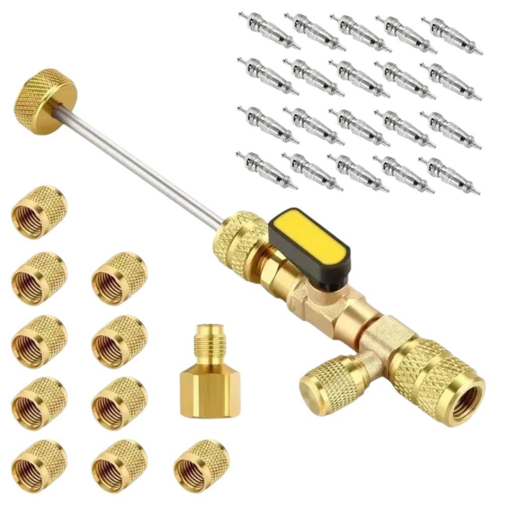 A/C Line Repair Valve Core Remover 5/16" Port HVAC Repair Tools  Maintenance Equipment
