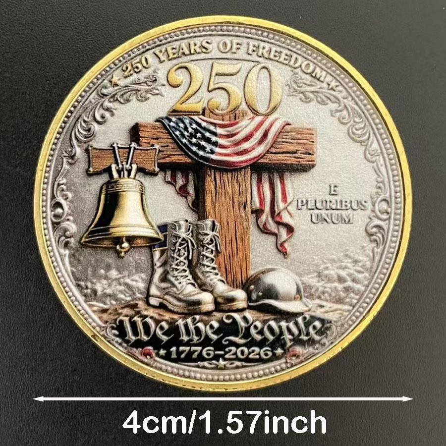 Colección de monedas de recuerdo del 250 aniversario del Día de la Independencia de Estados Unidos