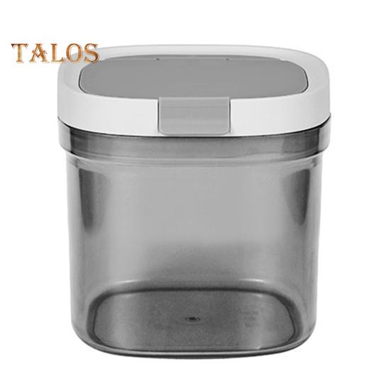 

800/1300/1800 мл кухонный герметичный ящик для хранения с магнитным соединением прозрачный герметичный замок герметичный пыленепроницаемый влагостойкий сухое молоко из рисовых хлопьев S коричневый