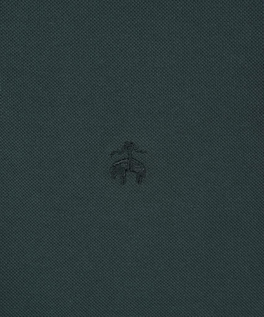 BROOKS BROTHERS Logo Cotton Pique Polo Shirt (Dark Green) (Bbntmo201Ajfm)