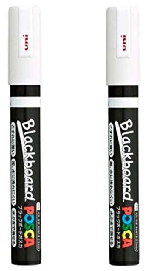 

Mitsubishi Pencil of uni Blackboard Posca Medium Point White Pigment [Set 2] Water-Based PCE2005M.1 белый