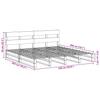 Solid Wood Bed without Mattress White 180 x 200 cm Pine Wood