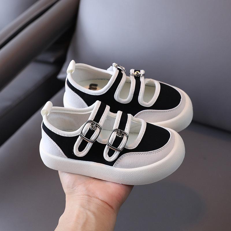 Kids Shoes Autumn Newest Children'S Canvas Shoes Baby Toddlers Softsoled Breathable Casual Shoes Nonslip Infant Shoes