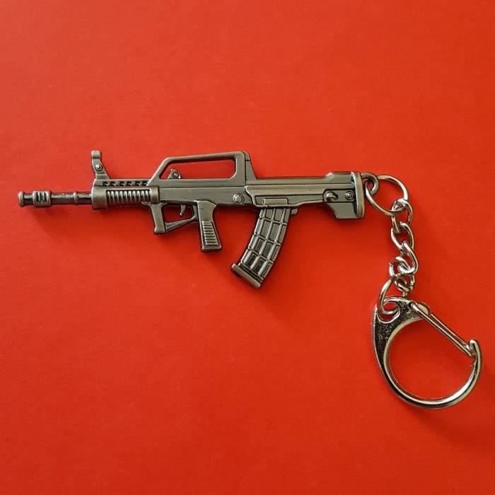 Pistolet d'arme porte-clés pistolet en métal 3d