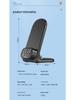 Multi-functional Wireless Charger & Phone Holder with Digital Clock and Bluetooth Earphone Dock