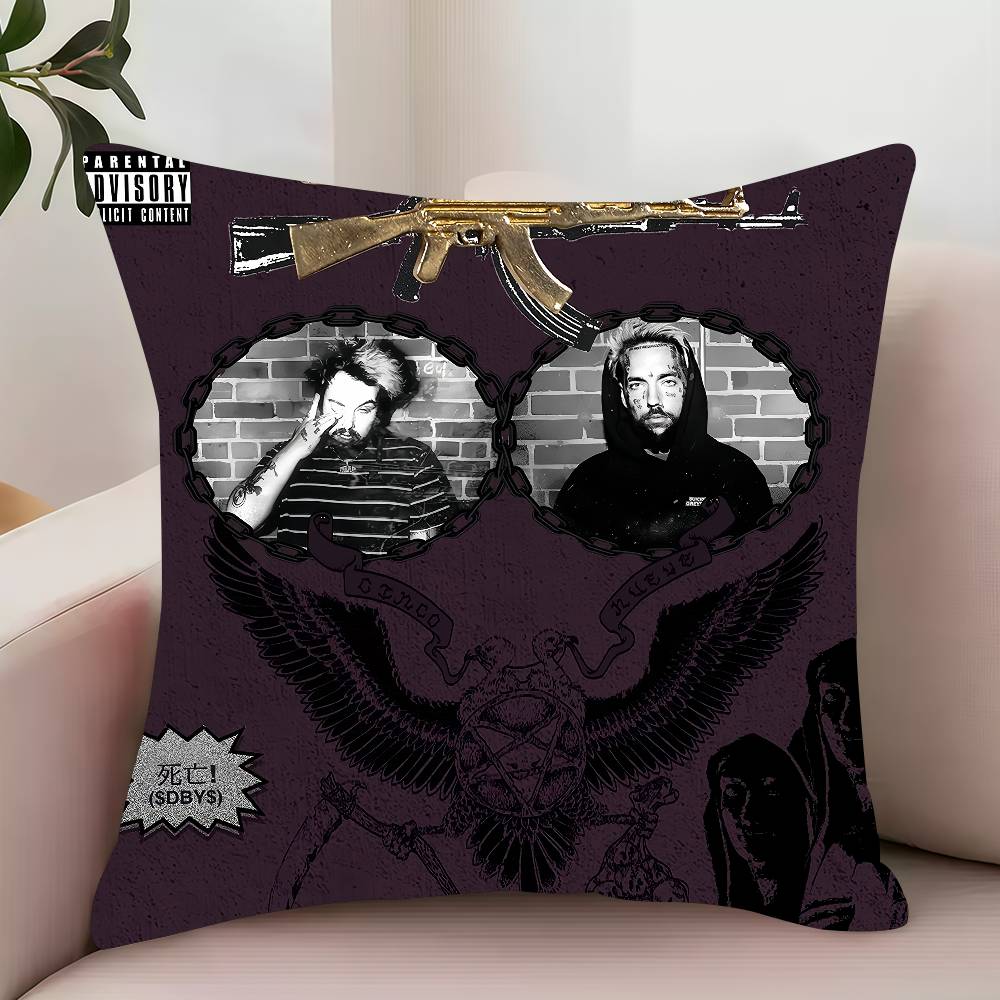 ДА БУДЕТ ВОЛЯ ТВОЯ S-SuicideboyS Наволочка Декор Защитные чехлы Удобные мягкие для Дивана Гостиной Домашнего офиса 12x12Inch