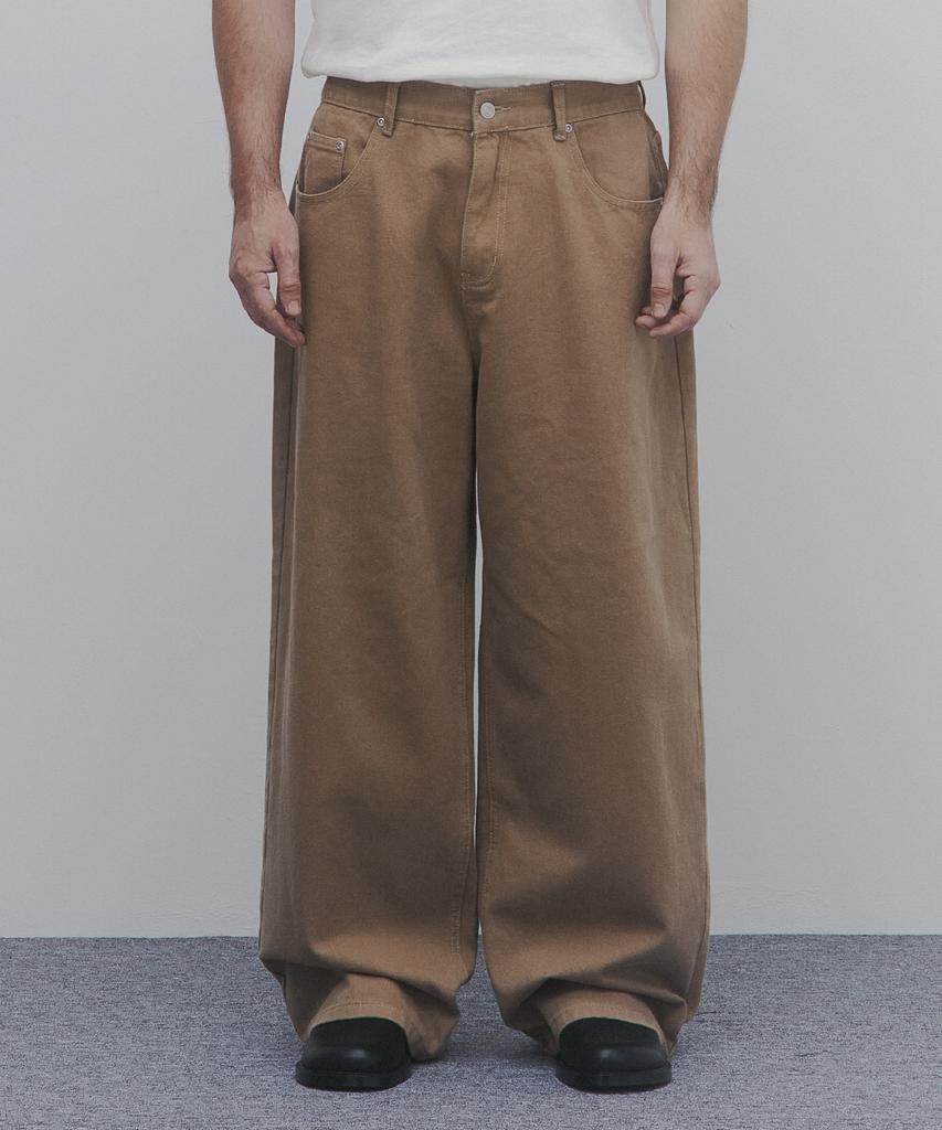 ANDAGAIN Big Boy Pants (Beige)