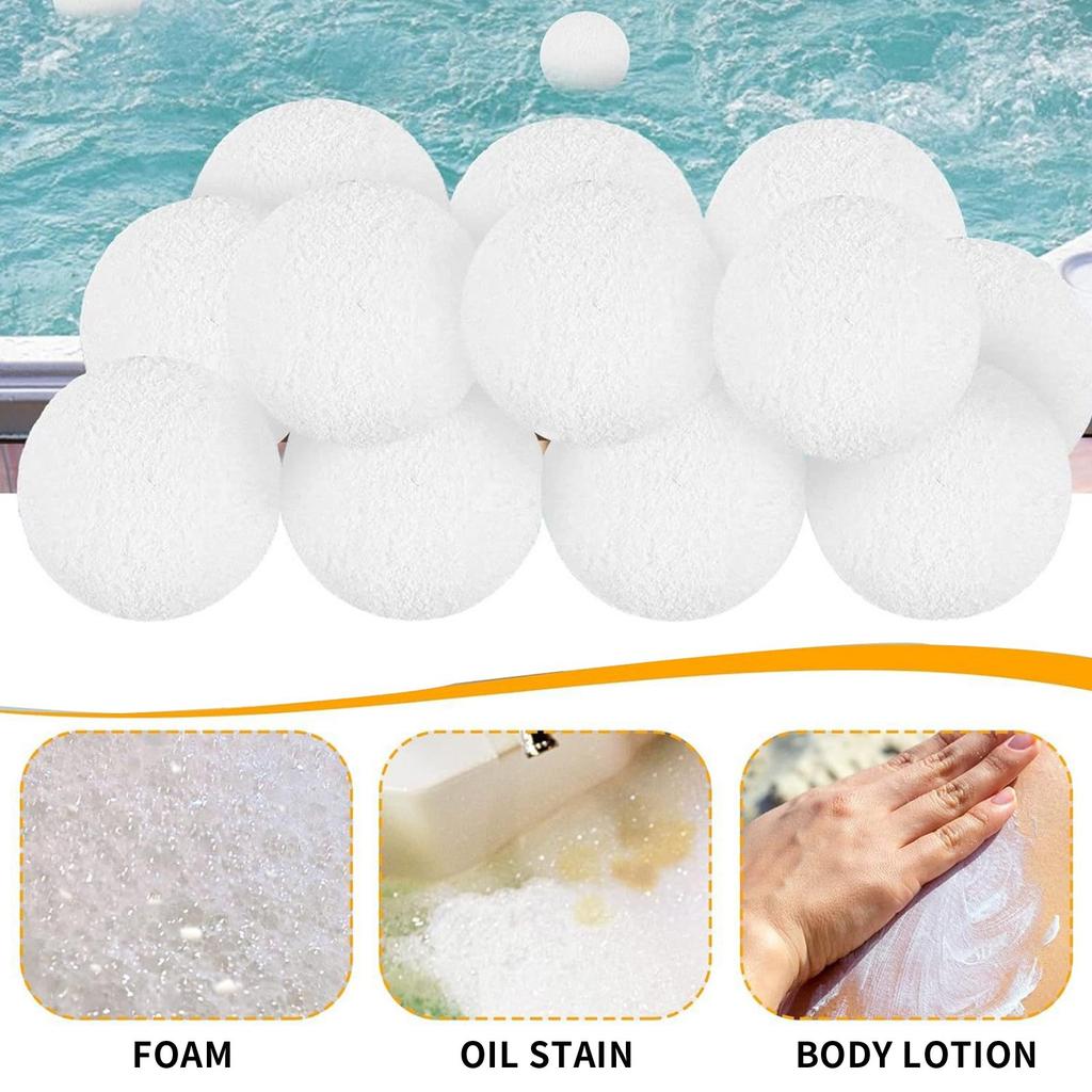Slag Removal Balls, Reusable Oil Absorbing Sponges, Slag Balls For Massage Bathtubs, Spa Centers, And Swimming Pools.