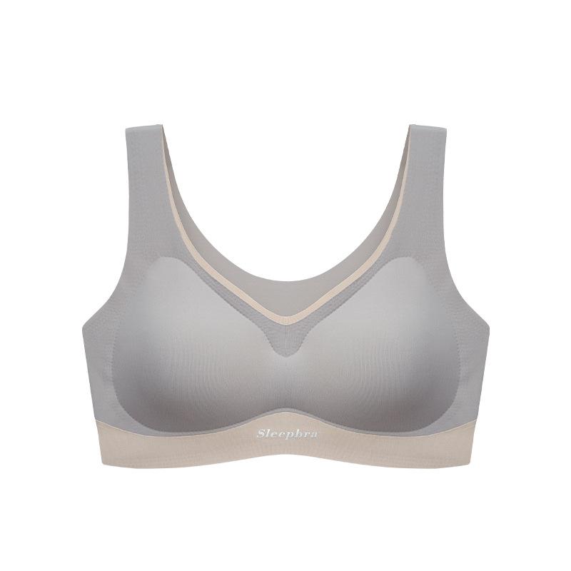Sutien de dormit fără cusături pentru femei Sutien subțire fără fir Lenjerie intima adunată Sport Yoga Vestă Tank Top Sutien