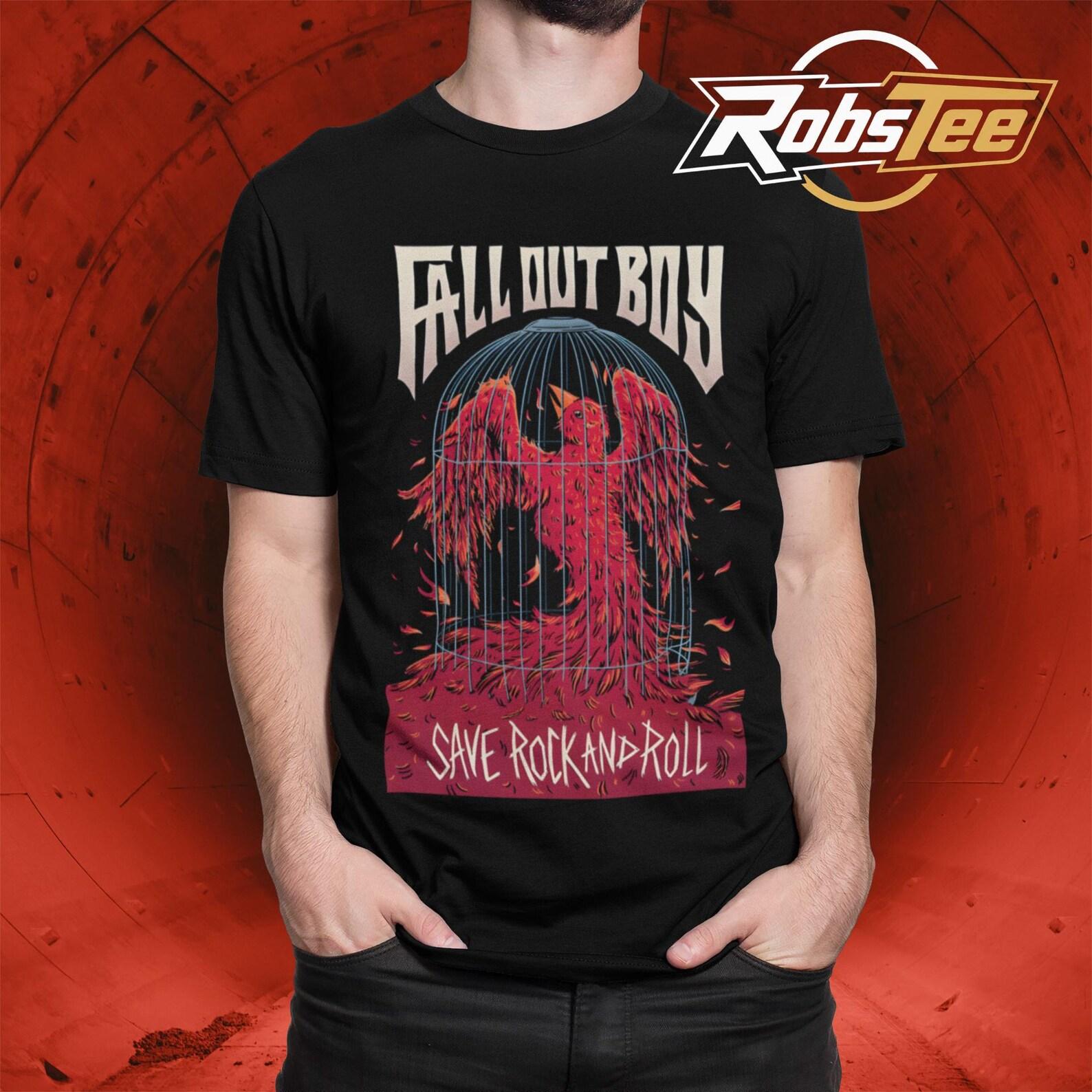 Fall Out Boy T-Shirt, Infinity On High Album Tee, Classic Pop Punk Merch S