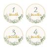12pcs Number Baby Milestone Card Reusable Newborn Gifts Milestone Photography Card  Neonate