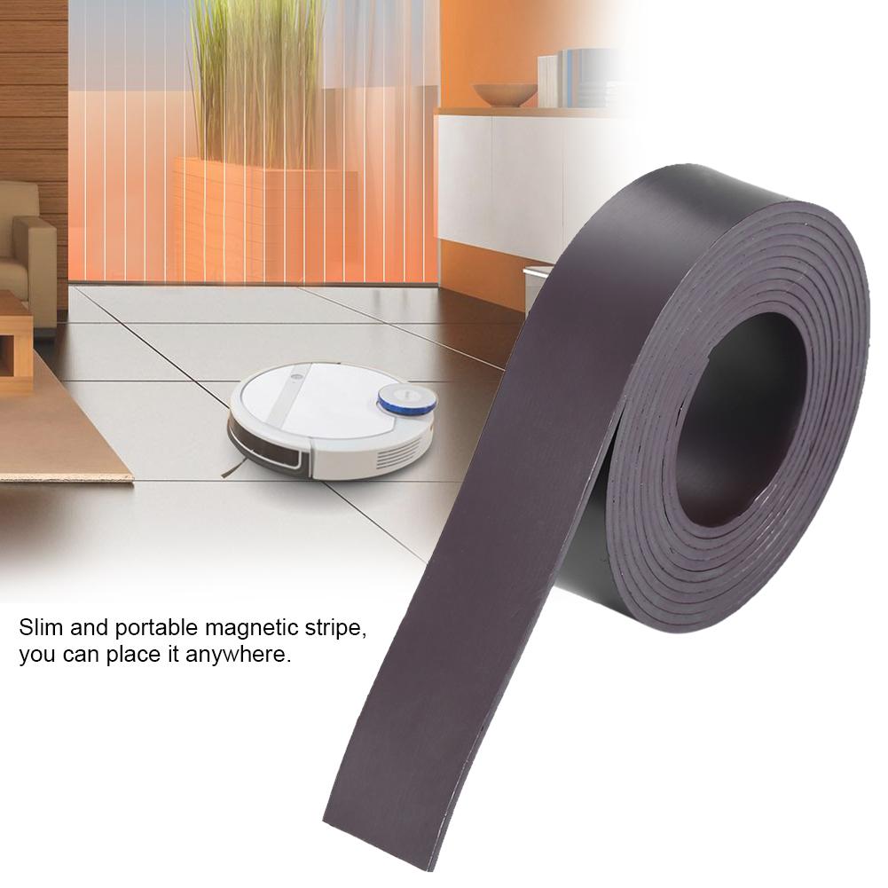 Robot Magnetic Strip   Distance Blocking for 2M Thin and Portable Magnetic Strip Suitable for Sweepers Supporting Wall Cutting with